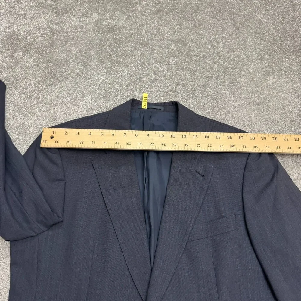 Hugo Boss Apollon Olymp Suit Blazer Jacket Men 40R Navy Blue Virgin Blue Classic